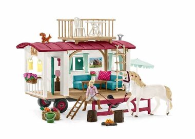 Schleich Horse Club - 42593 Wohnwagen für geselliges Beisammensein / ab 3 Jahren