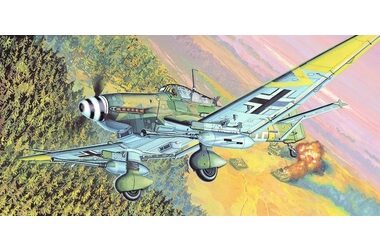 Academy 12404 Ju 87G-2 Stuka &#39;Kanonen Vogel&#39; / Plastikmodell / 1:72