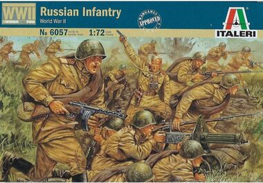 Italeri 6057 Russische Infanterie-Gewehrtruppen / Plastikmodell / 1:72 / Schwierigkeitsgrad: 1