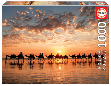 Educa Goldener Sonnenuntergang am Cable Beach - Australien / 1000 Stück / ab 14 Jahren