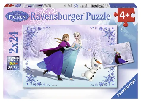 Ravensburger Ice Kingdom: Sisters Forever / 2 x 24 Teile / ab 4 Jahren