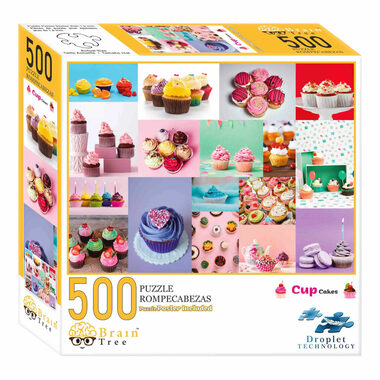 Brain Tree Puzzle Kuchen Cupcakes / 500 Teile / ab 14 Jahren