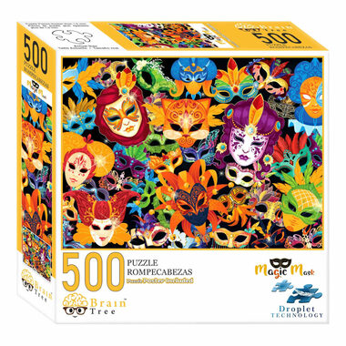 Brain Tree Puzzle Zaubermasken / 500 Teile / ab 14 Jahren