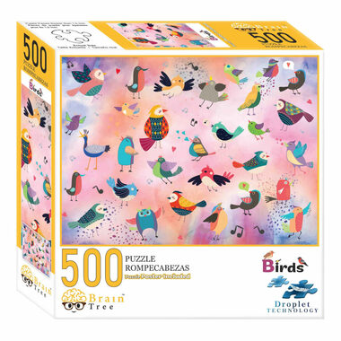 Brain Tree Puzzle Märchenvögel - 500 Teile / ab 14 Jahren