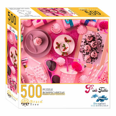 Brain Tree Puzzle Pink - 500 Teile / ab 14 Jahren