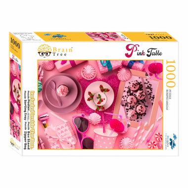Brain Tree Puzzle Pinker Einband - 1000 Teile / ab 14 Jahren