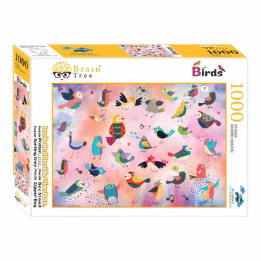 Brain Tree Puzzle Märchenvögel - 1000 Teile / ab 14 Jahren