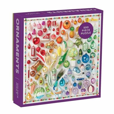 Galison Puzzle Regenbogenornamente / 500 Teile / ab 8 Jahren