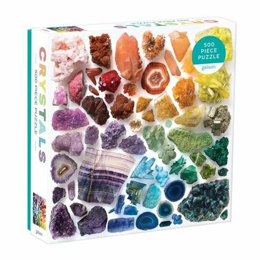 Galison Puzzle Regenbogenkristalle / 500 Teile / ab 8 Jahren