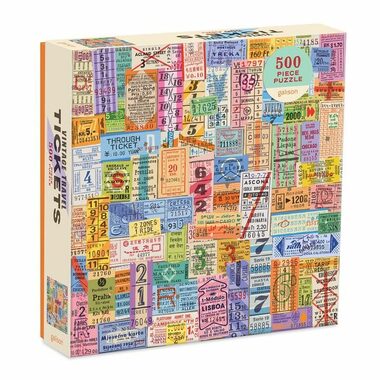 Galison Puzzle Reisetickets Vintage / 500 Teile / ab 8 Jahren