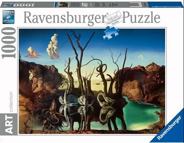 Ravensburger Schwäne zur Elefantenabwehr / 1000 Stück / ab 14 Jahren