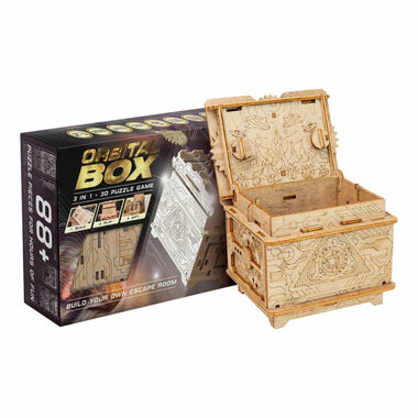 EscapeWelt 3D mechanisches Holzpuzzle Orbitalbox / Schwierigkeitsgrad: hoch / ab 14 Jahren
