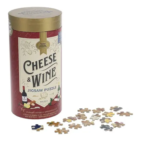 Ridley's Games - Puzzle - Für Käse- und Weinliebhaber / 500 Teile / ab 8 Jahren