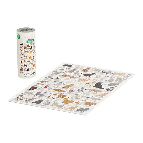 Ridley's Games - Puzzle - Für Katzenliebhaber weiß / 1000 Teile / ab 8 Jahren
