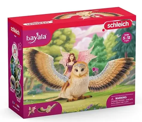 Schleich Bayala 70789 Fee auf fliegender Eule / ab 3 Jahren