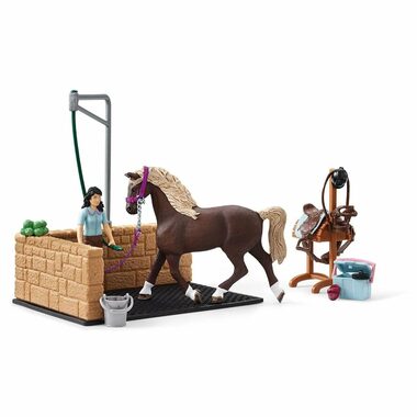 Schleich Horse Club 42438 Club-Waschecke mit Zubehör / ab 5 Jahren
