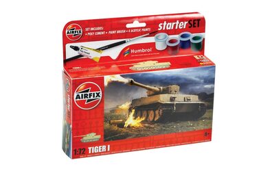 Airfix A55004 Airfix Tiger 1 - Set / Plastikmodell / 1:72 / Anzahl Teile: 39 / Schwierigkeit 1