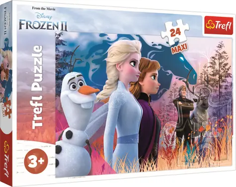 Trefl - Puzzle - Ice Kingdom 2: The Magical Journey MAXI / 24 Teile / 60 x 40 cm / ab 3 Jahren
