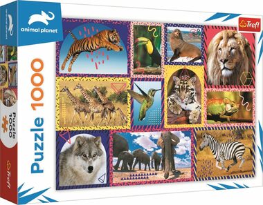 Trefl - Puzzle - Animal Planet: Wilde Natur / 1000 Teile / 68,3 x 48 cm / ab 13 Jahren