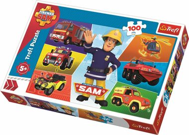 Trefl - Puzzle - Feuerwehrmann Sam / 160 Teile / 41 x 27,5 cm / ab 5 Jahren