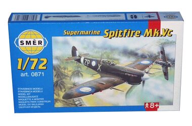 Směr Supermarine Spitfire MK.Vc / Plastikmodell / 1:72 / 45 Teile / ab 8 Jahren