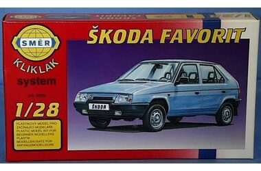 Směr KlikKlak-System Škoda Favorit / 1:28 / 20 Teile / ab 6 Jahren
