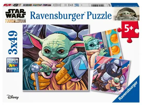 Ravensburger - Puzzle - Mandalorian - 3x49 Teile / ab 5 Jahren