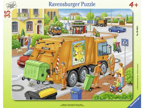 Ravensburger - Puzzle - Abfallsammlung / 35 Teile / ab 4 Jahren