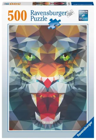Ravensburger Polygon Löwe / 500 Teile / 49 x 36 cm / ab 12 Jahren