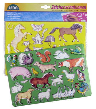 Lena Zeichenvorlagen (Pferde, Katzen) / ab 3 Jahren