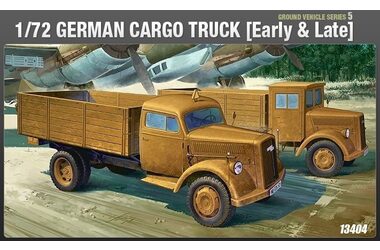 Academy MA-13404 Deutscher Lastkraftwagen (früh und spät) / Plastikmodell / 1:72 / Alter 14+ 