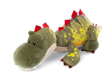 Nici Plüsch Dino Fossily liegend 45cm / GREEN Kollektion / ab 0 Monaten