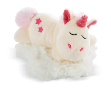 Nici Plüsch Schlafendes Einhorn Theodor 16cm auf einer Wolke liegend / GREEN Kollektion / ab 0 Monaten