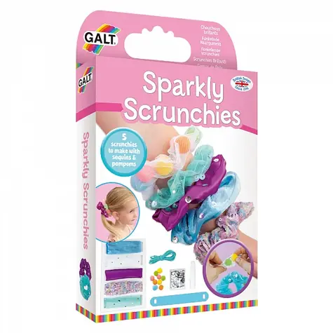 Galt Glitzer Scrunchies / ab 6 Jahren