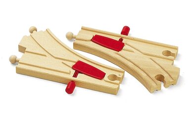 Brio Weichen mit Anschlag 1 Paar / ab 3 Jahren