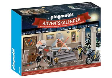 Playmobil City Action 71347 Adventskalender - Diebstahl im Museum / Stückzahl: 102 / ab 4 Jahren
