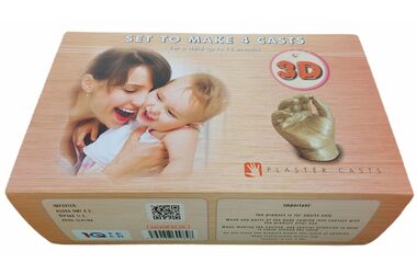 iQtech 3D Baby Set für 4 Gipsverbände für Kinder bis 12 Monate
