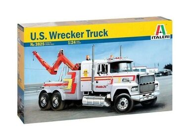 Italeri 3825 US Wrecker Truck / Plastikmodell / 1:24 / Schwierigkeit 4 