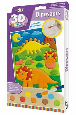 Galt 3D Malbuch - Dinosaurier / ab 6 Jahren