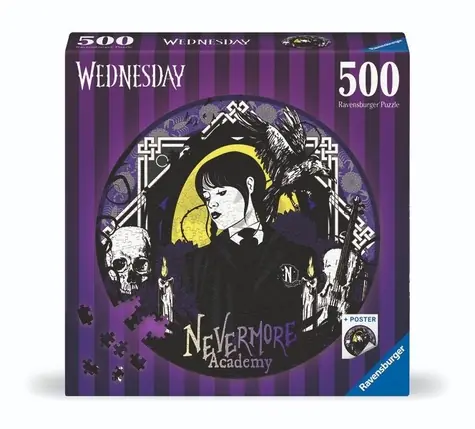 Ravensburger Rundpuzzle Mittwoch / 500 Teile / ab 12 Jahren