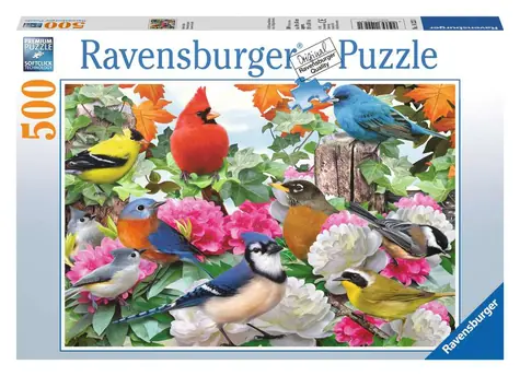 Ravensburger Vögel im Garten / 500 Teile / ab 9 Jahren