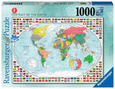 Ravensburger Weltkarte - 1000 Teile / ab 14 Jahren