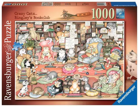 Ravensburger Crazy Cats Buchclub / 1000 Teile / ab 14 Jahren