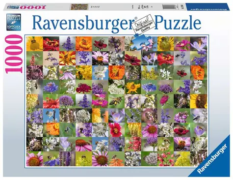 Ravensburger Bienen auf Blumen / 1000 Stück / ab 14 Jahren