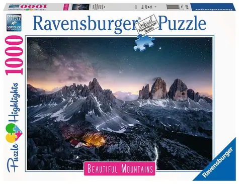Ravensburger Atemberaubende Berge Dolomitentürme Italien / 1000 Teile / ab 14 Jahren