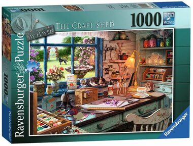 Ravensburger Bastelschuppen / 1000 Teile / ab 14 Jahren
