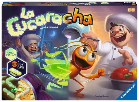 Ravensburger La Cucaracha: Night Edition / Spieldauer: 20 Minuten / Anzahl der Spieler: 2-4 / ab 5 Jahren 