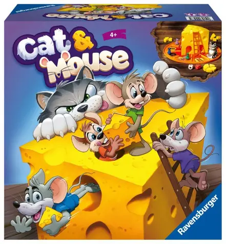 Ravensburger Katz & Maus / Spieldauer: 15 Minuten / Spieleranzahl: 2-4 / ab 4 Jahren 
