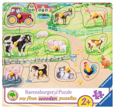 Ravensburger Morgen auf dem Bauernhof 10 Stück / ab 2 Jahren 