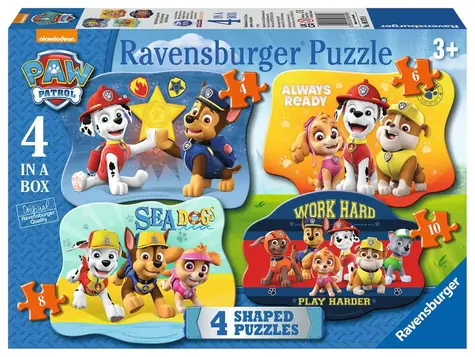 Ravensburger Mein erstes Puzzle Paw Patrol 4/6/8/10 Teile / ab 3 Jahren 
